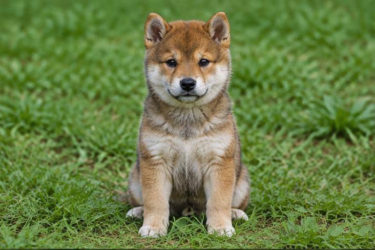 Shiba Inu sésamo en jardín, imagen ilustrativa
